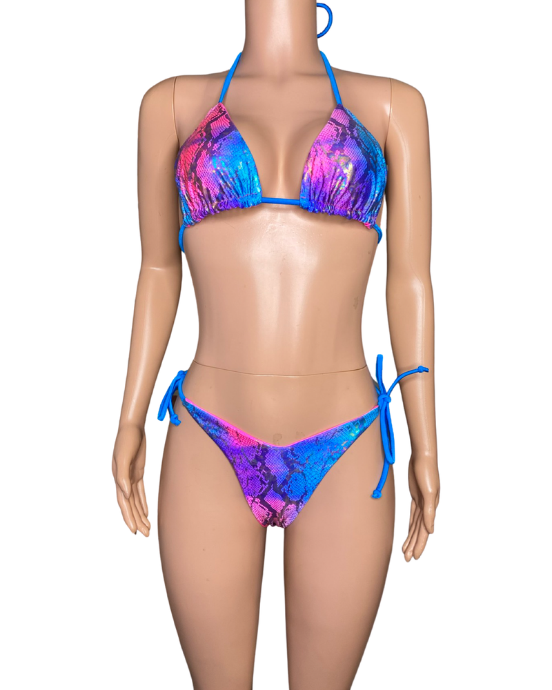 Purple snakeskin swimsuit cheap