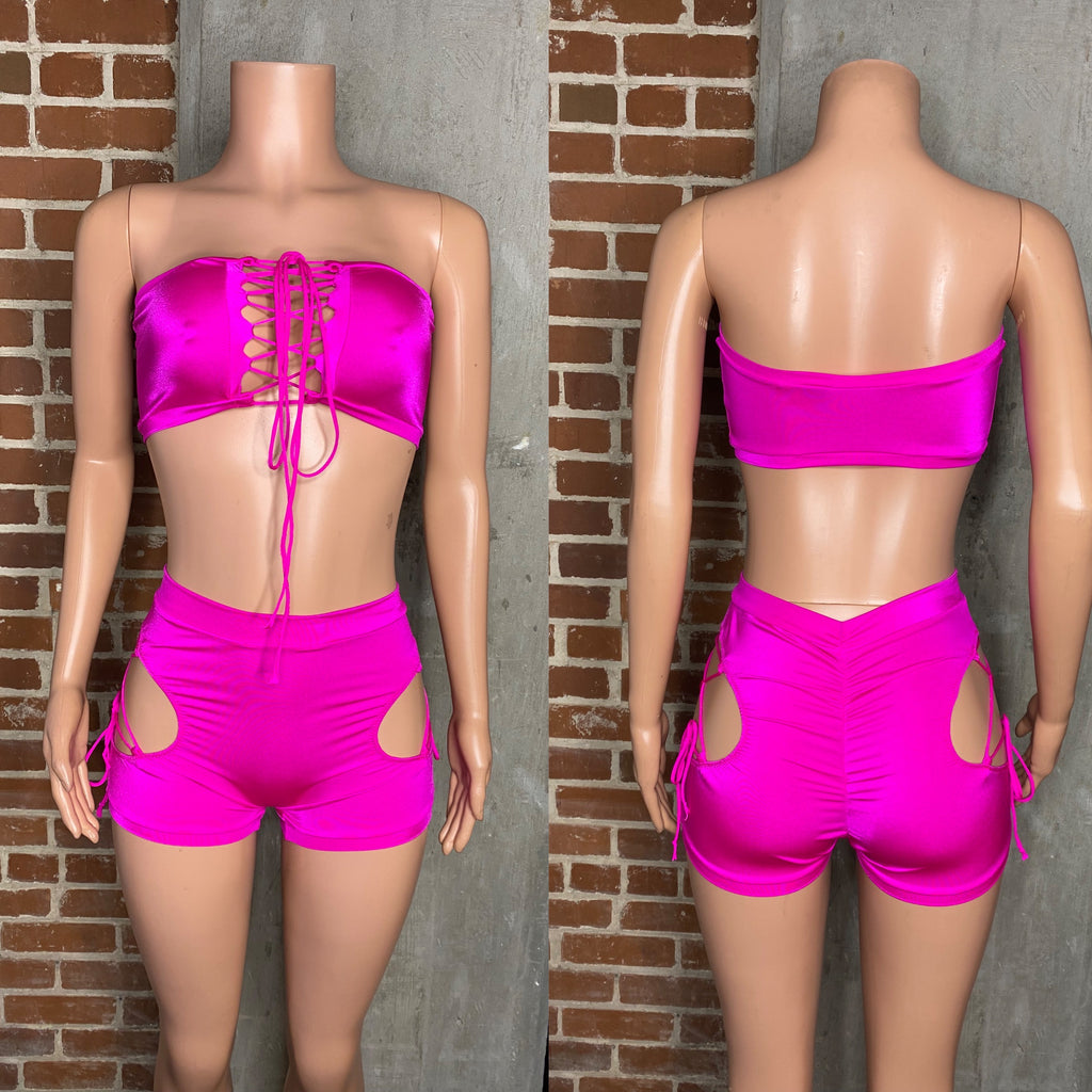 Bandeau 2pc short set