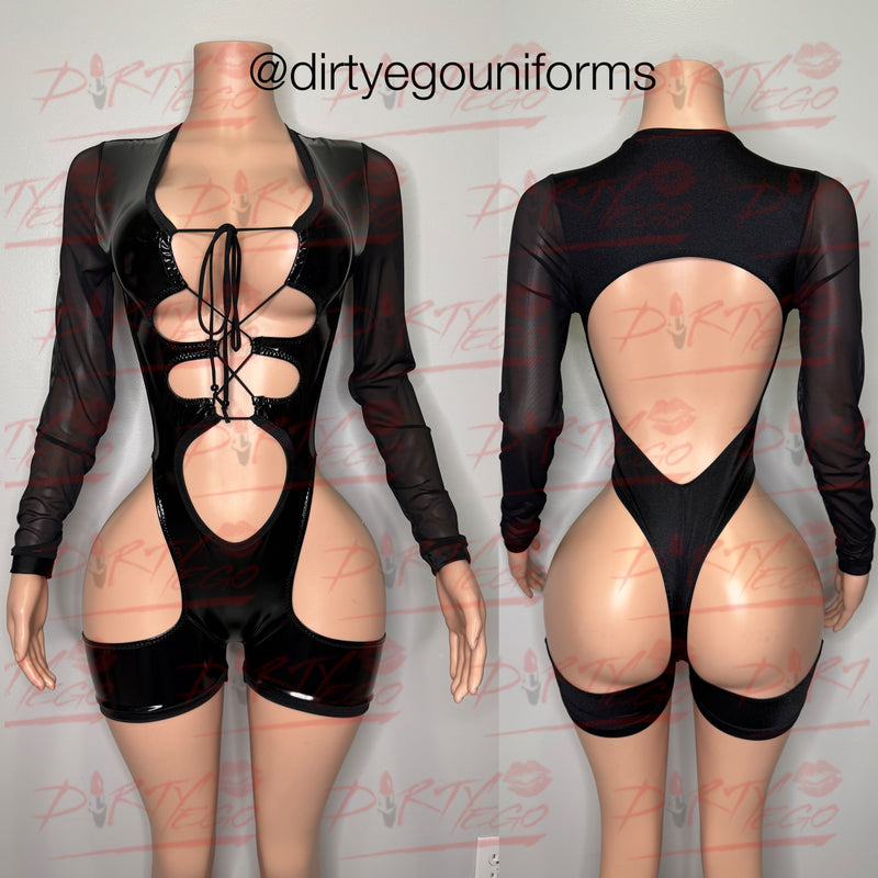 Sasha latex romper