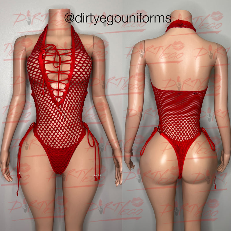Keisha net leotard