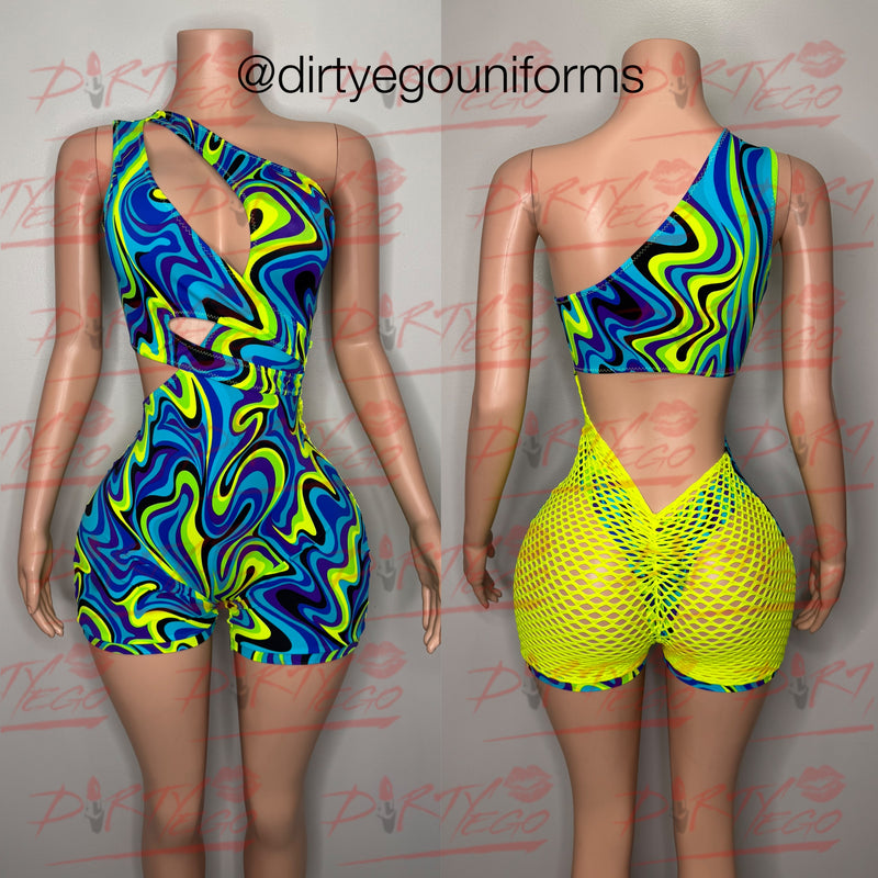 Nikki-swirls/romper