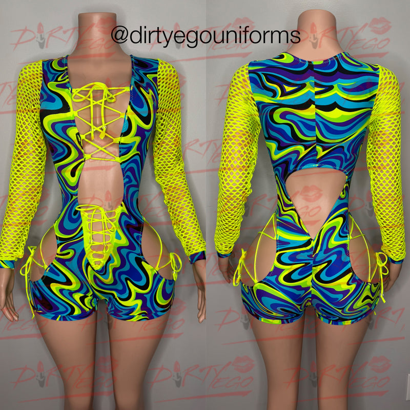 Jojo -swirls/romper