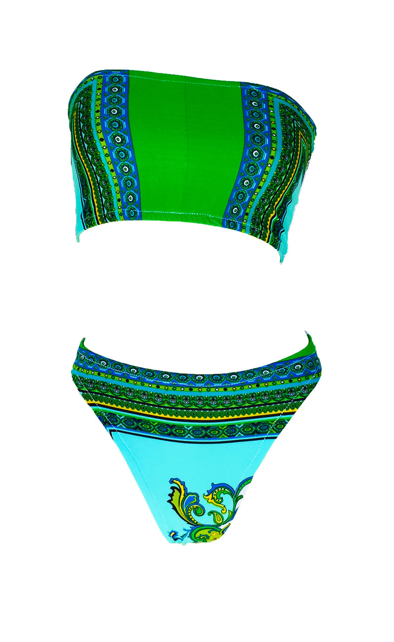 versace print swimsuits