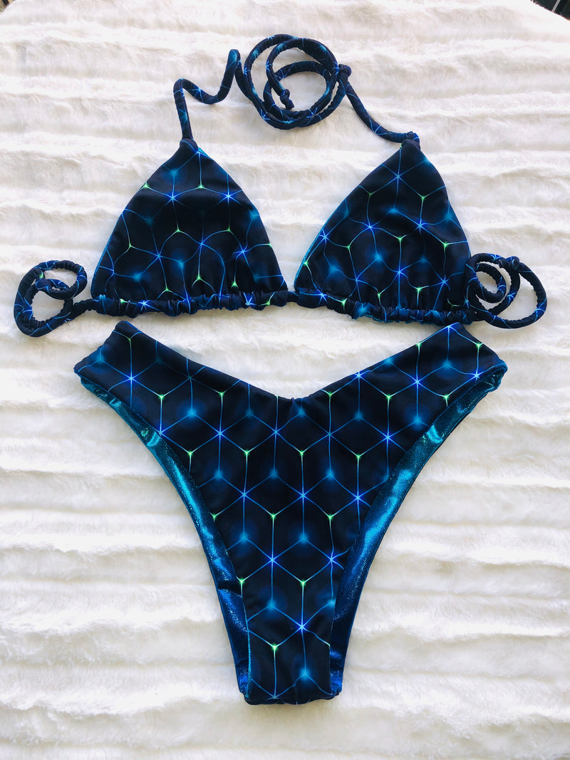 Cabo ombré reversible bikini