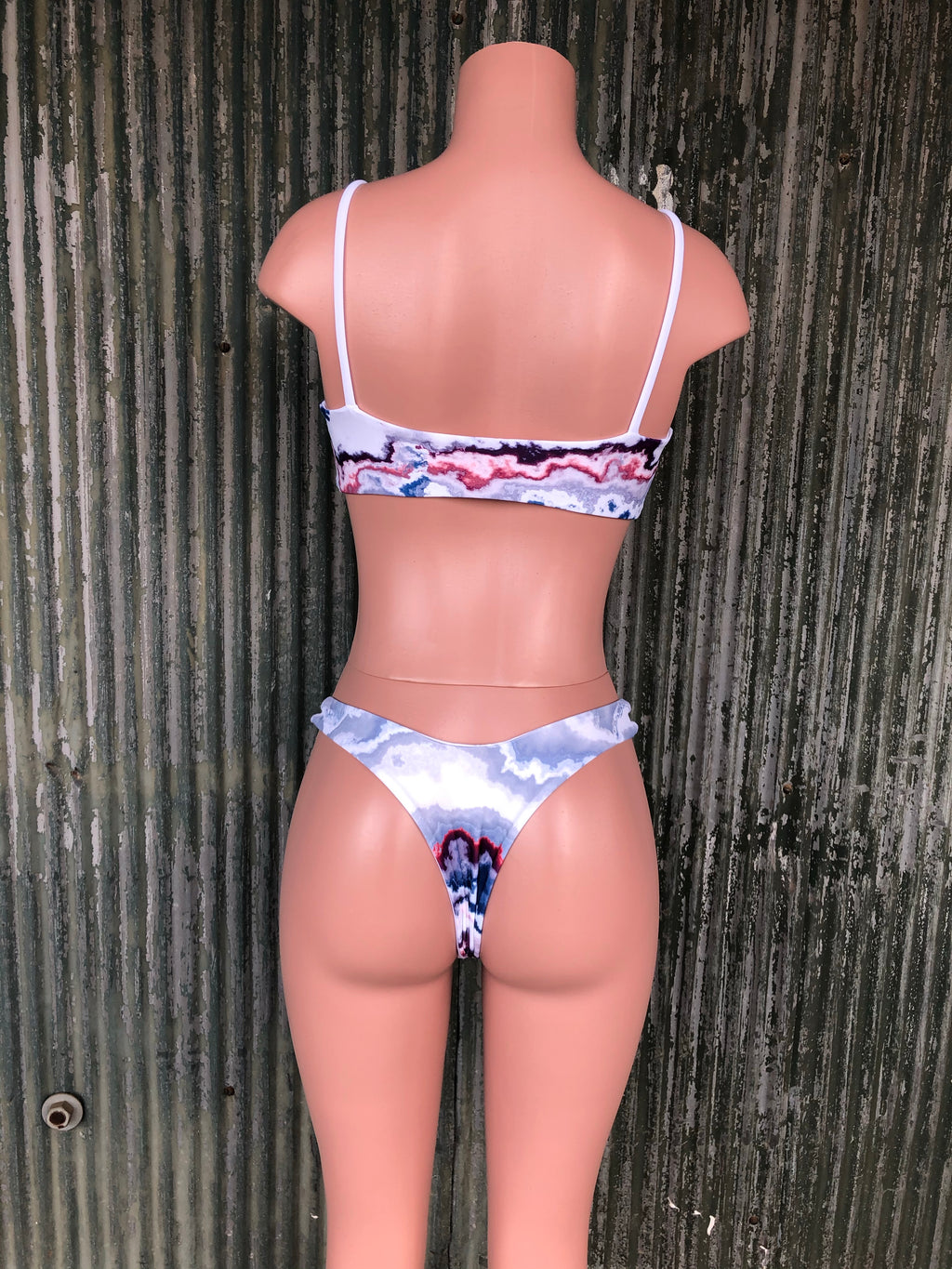 Marble knot bikini
