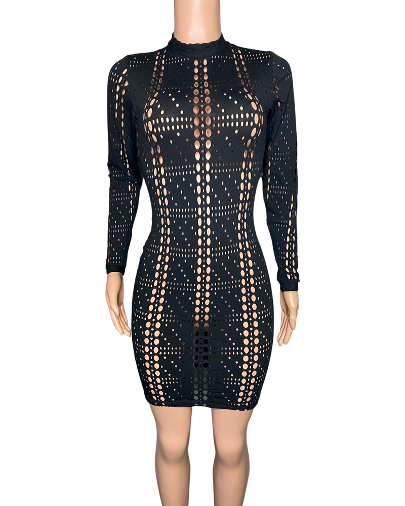 Peek A Boo mini dress