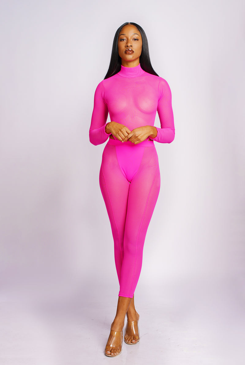 Hot Pink mesh set