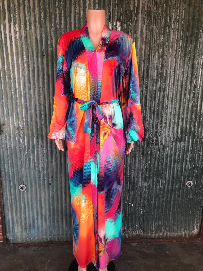 Tie Dye coverup/robe