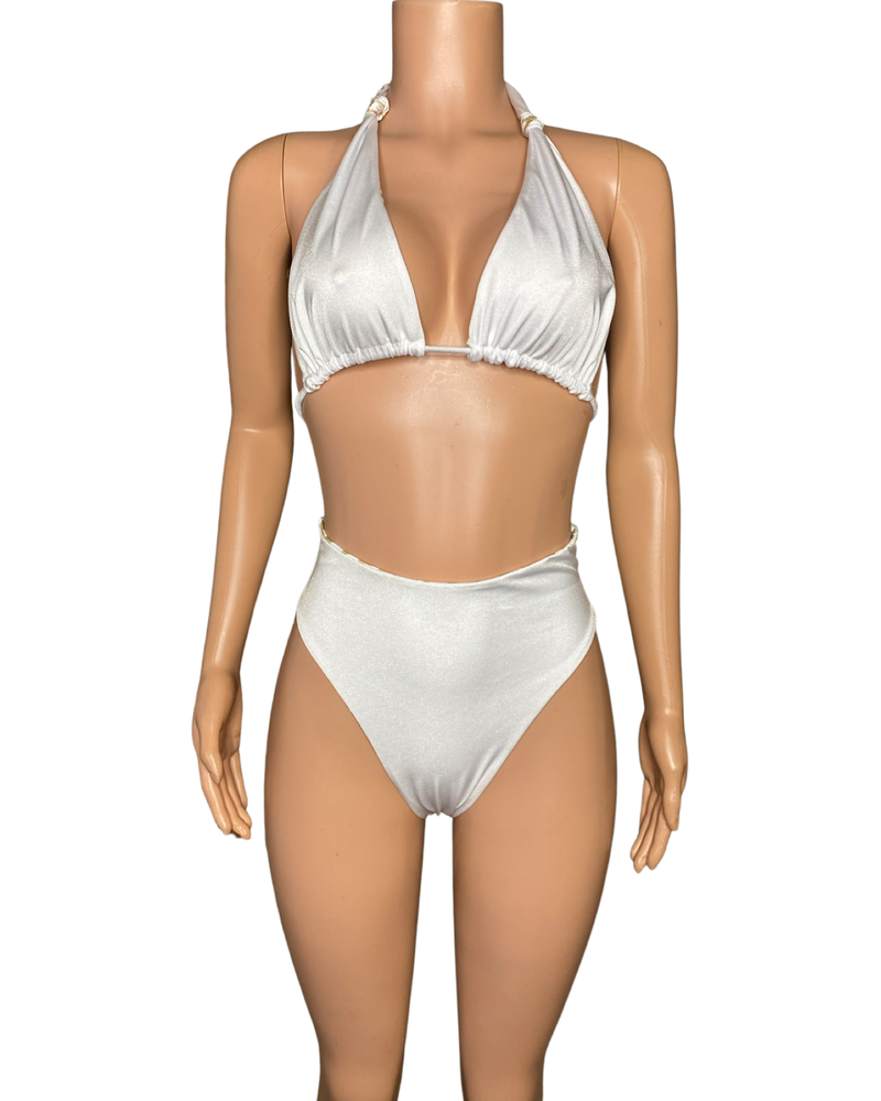 Snow Leopard 10-way top bikini