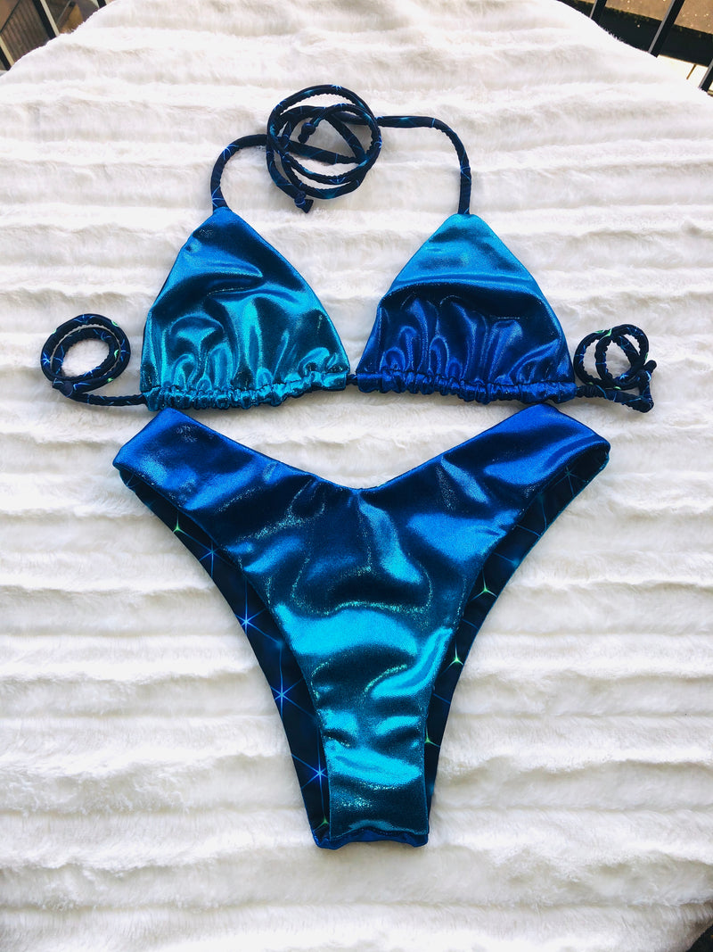 Cabo ombré reversible bikini