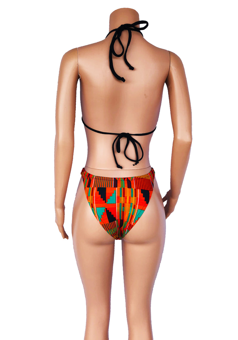 KENTE brazilian cut bottoms  XS