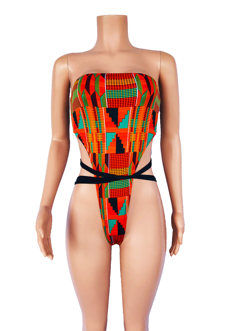 KENTE super high cut monokini XS