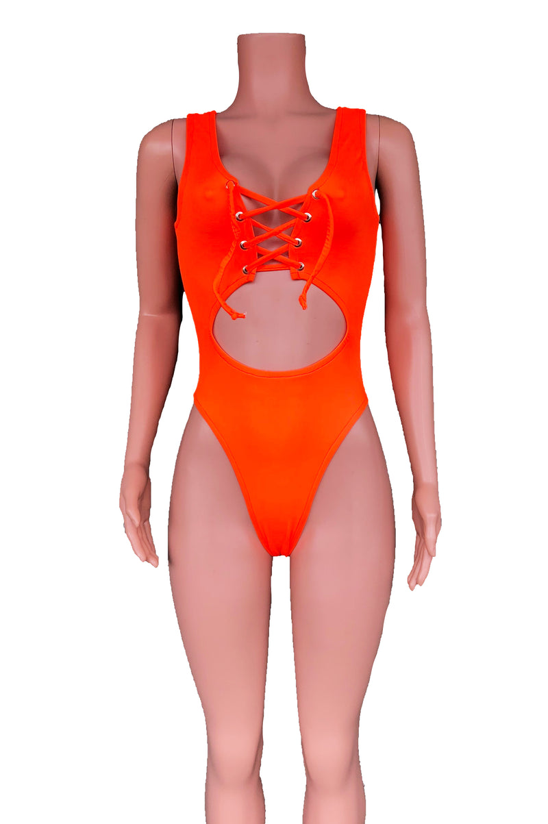 Roped Up high cut swimsuit  XS
